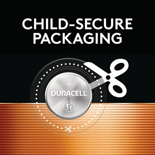 Duracell 2032 Lithium Battery - 4 Count Pack | Child Safety Features & Compatibility for Key Fobs & More