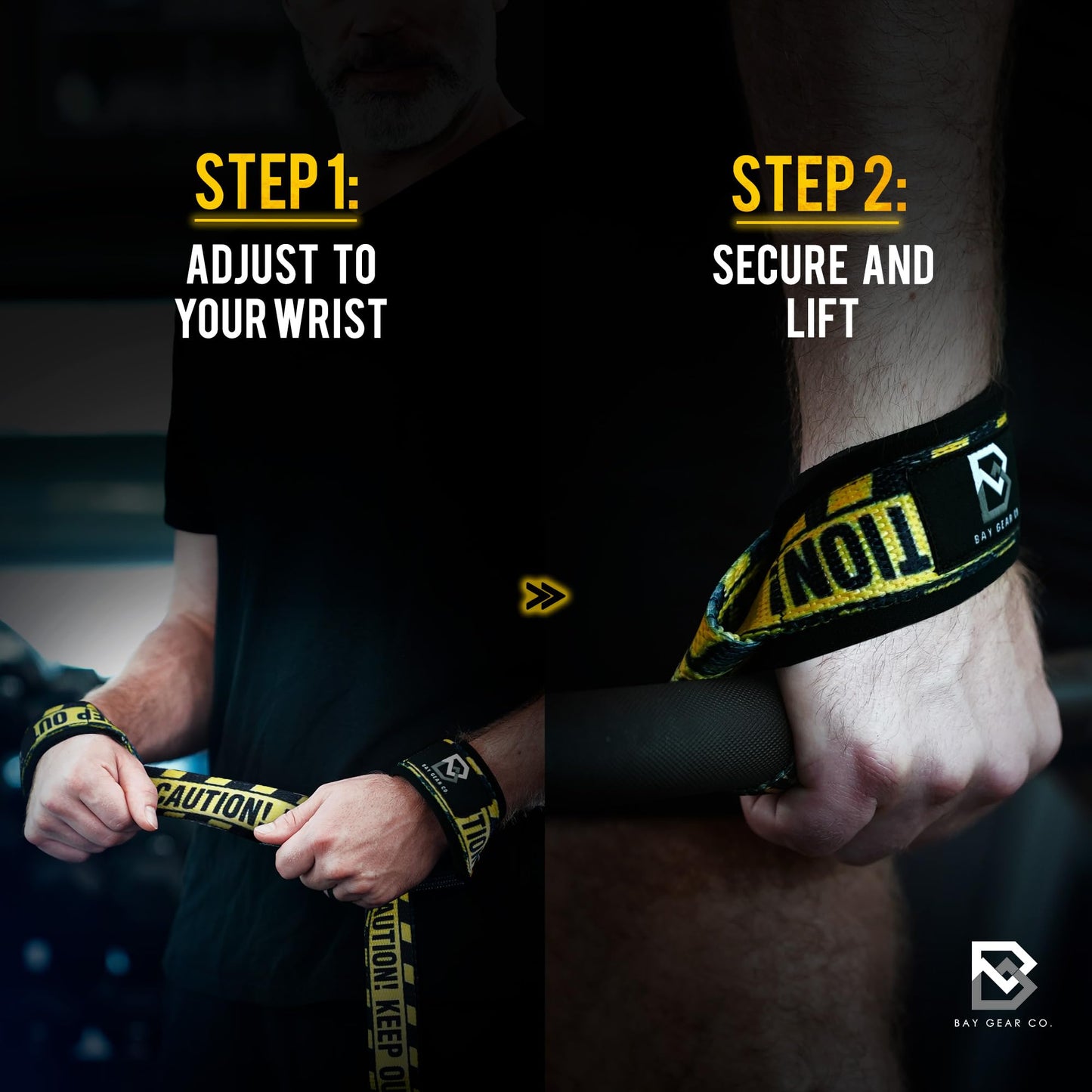 BAY GEAR CO. Wrist Straps for Weightlifting - 1 Pair Cotton Lifting Straps with Neoprene Padding, Comfortable Gym Essentials for Enhanced Grip Strength - Unique Printed Pink Camouflage Design