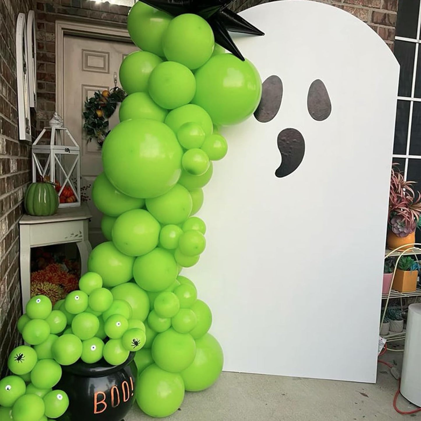 Skiennix Lime Green Balloons - 120-Piece Set for Dinosaur Baby Shower & Birthday Party Decor | 5-18 Inch Sizes