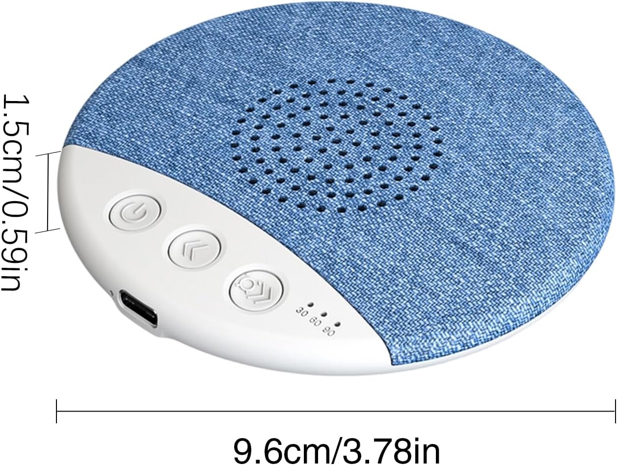 Generic Bluetooths Pillow Speaker Mini Wireless Sleep Audio Device, Under Pillow Sound Unit | White Noise Timer, Stereo