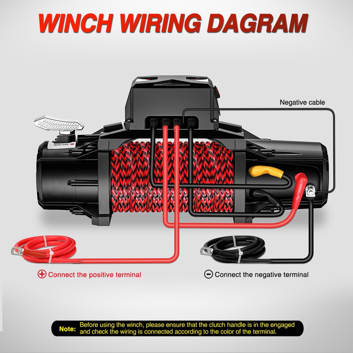 Nilight 12000lbs Electric Winch 12V Waterproof IP68 for Trailer Jeep ATV UTV Truck SUV Towing Portable Winches with Synthetic Rope 3-IN-1 Smart Remote