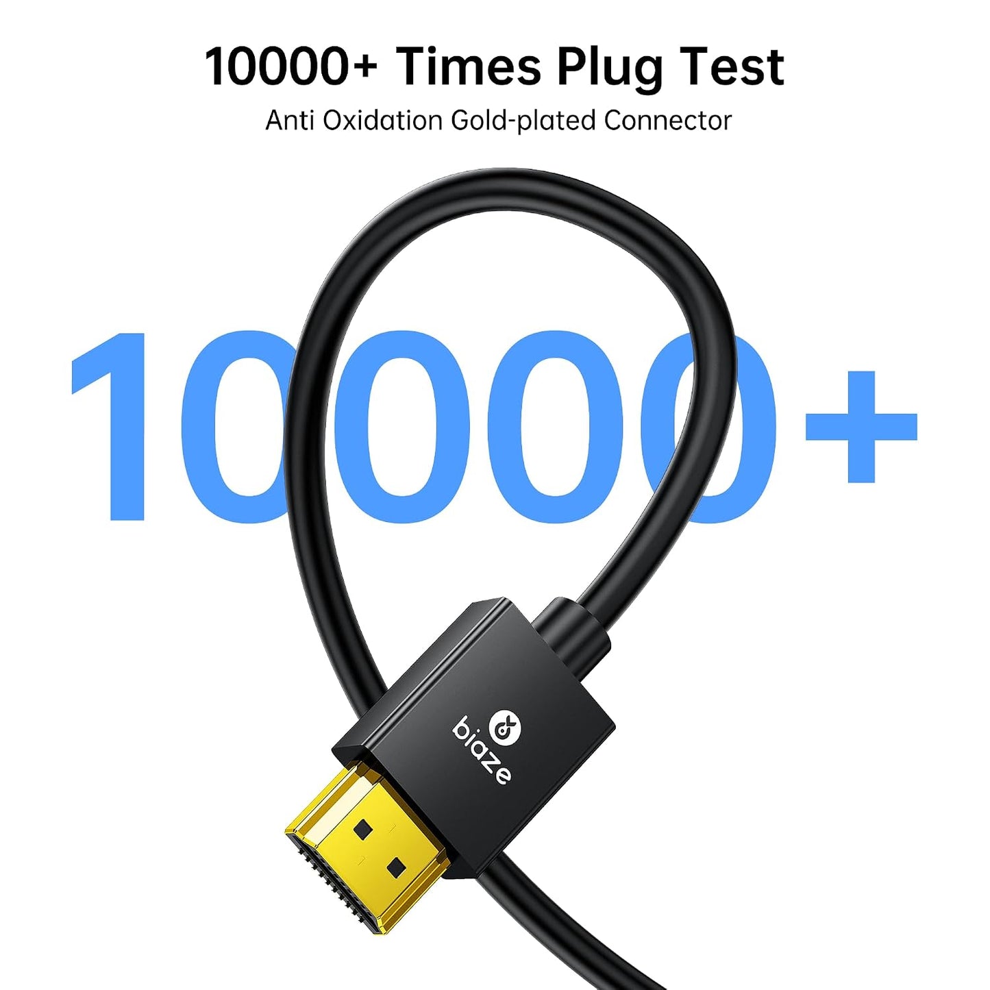 10ft 1080P PS4, 3M) HDMI to VGA Cable HD Video Converter Cord for Laptop, TV Box, Monitor, Projector (Black