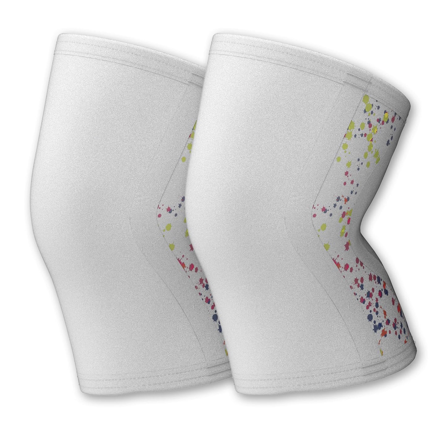 aoFIT Knee Brace for Women Men (1 Pair) 5mm Neoprene Knee Compression Sleeve Knee Support, Non-Slip Braces for Training & Fitness, Weightlifting, Marble Bloom S