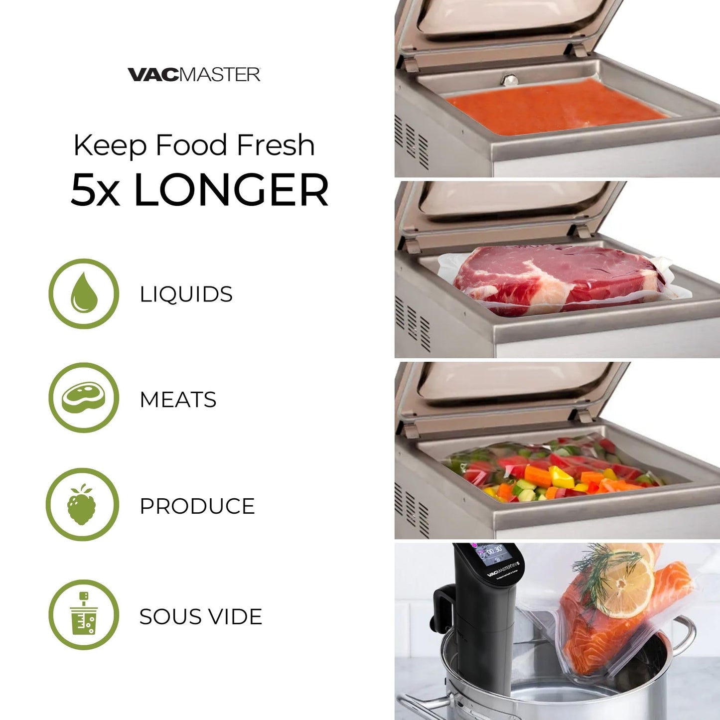 VacMaster VP230 Chamber Vacuum Sealer – Commercial Vacuum Sealer Machine for Food with 1/2 HP Oil Pump, 12.25” Seal Bar for 12” x 15” Bags, Food Vacuum Sealer for Sous Vide, Liquids & Food Storage