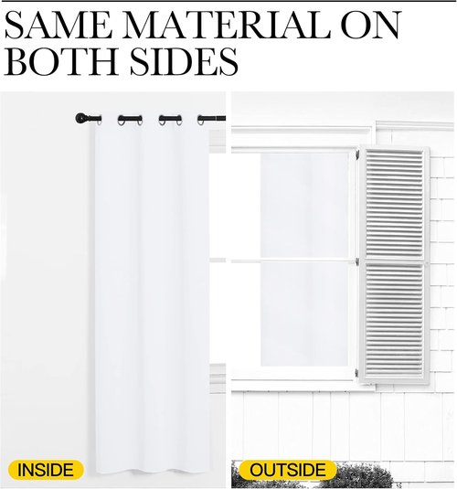 NICETOWN Blackout Curtains - Sea Teal Thermal Insulated Drapes, Set of 2, 55 x 108 Inch