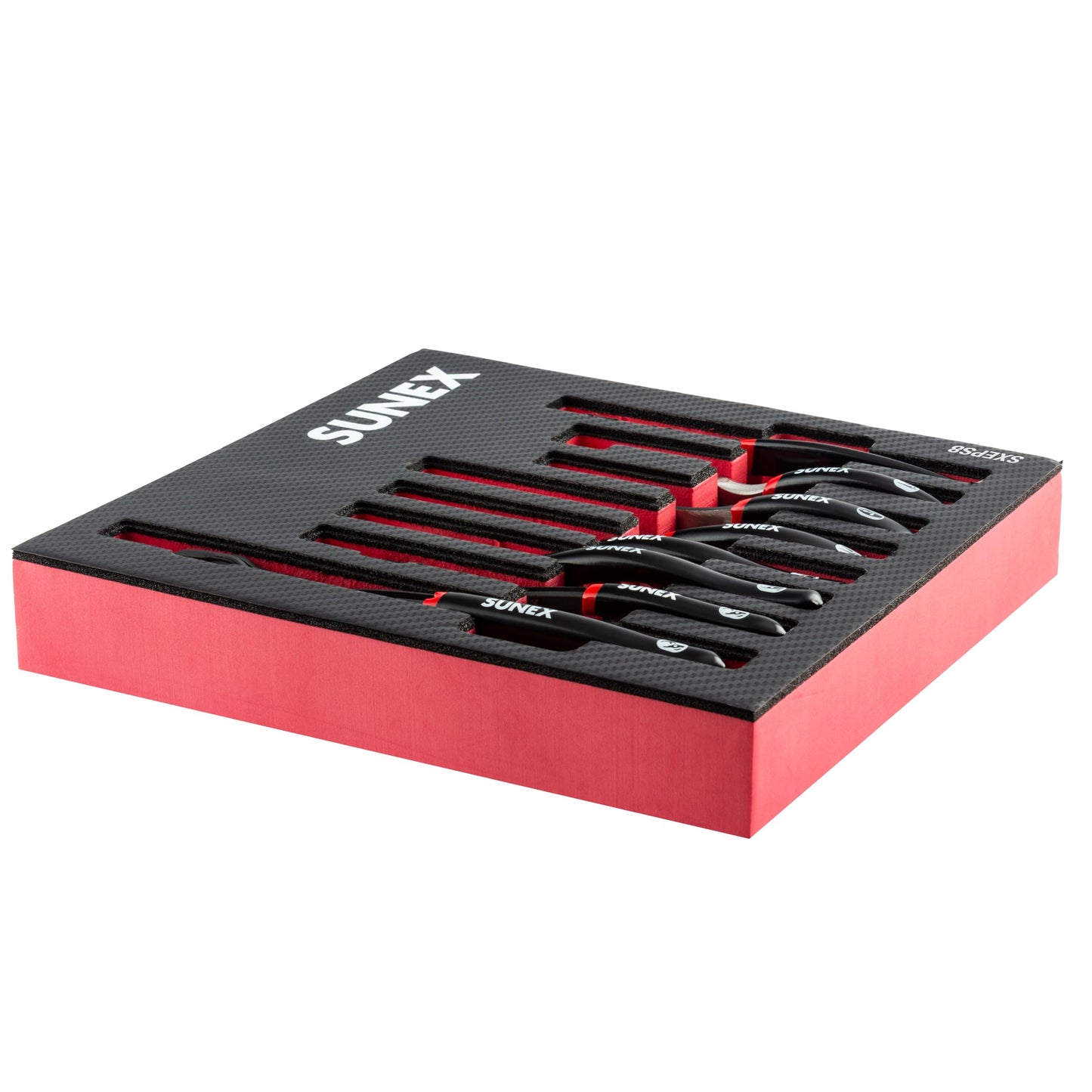 Sunex Tools - 8 PIECE PLIER SET IN EVA FOAM STORAGE TRAY