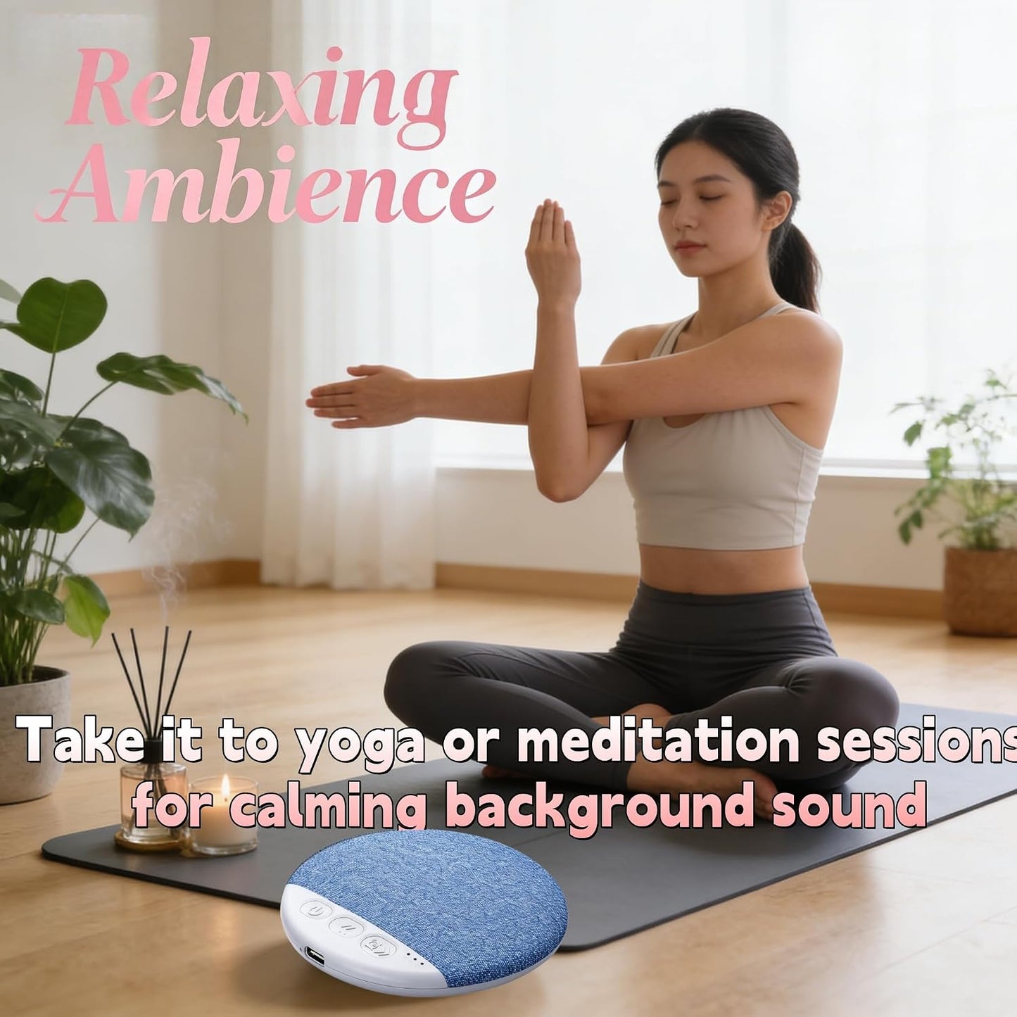 Generic 2026 New Sleep Pillow Speaker, Bluetooth White Noise Timer Wireless Sleep Aid, Hi-Fi Stereo Bass Private