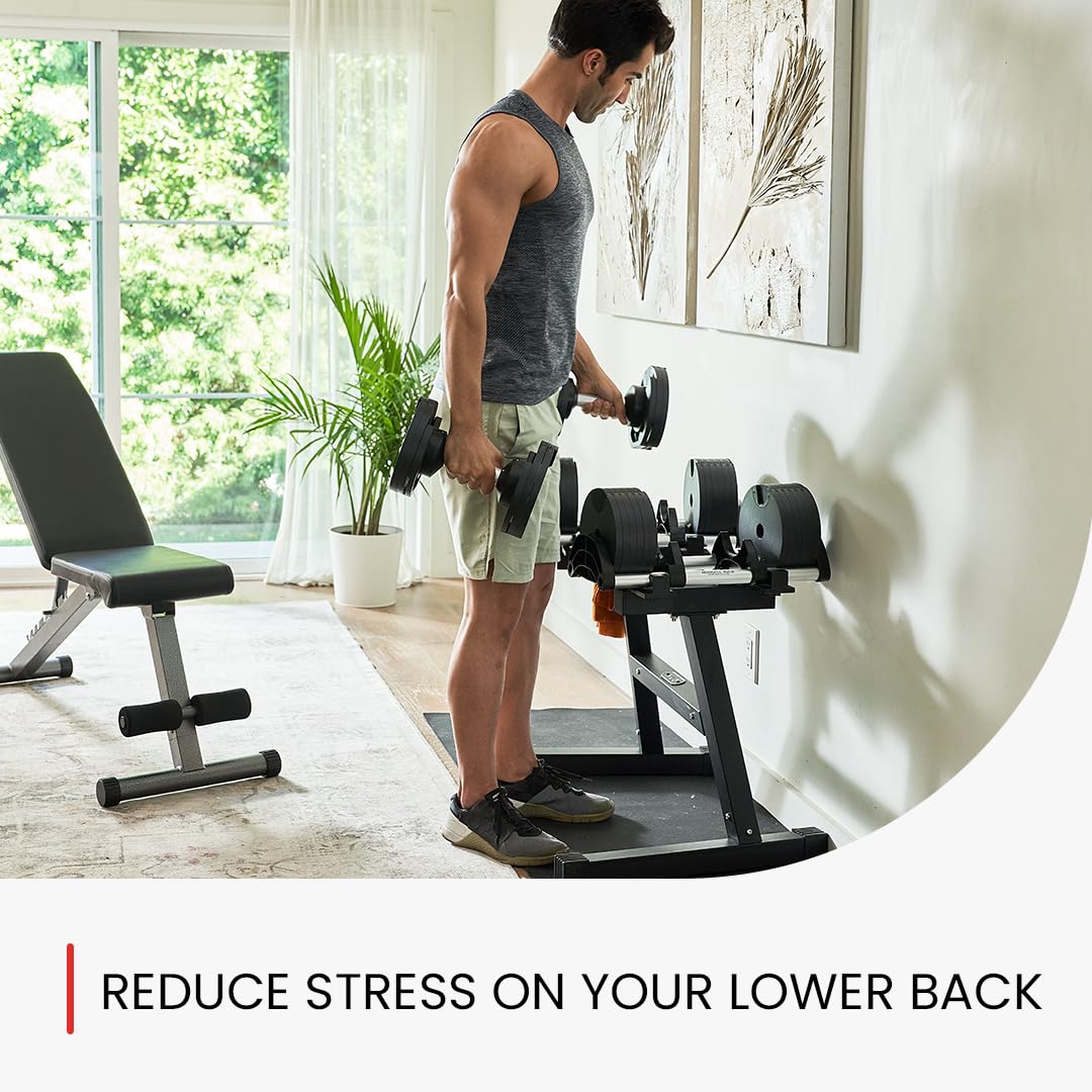 FF Finer Form Nuobell Adjustable Dumbbell Rack & Stand for Nuobell Adjustable Dumbbell Set – Safe, Convenient, and Prevents Accidents. Dumbbell Rack Only, No Weights Included