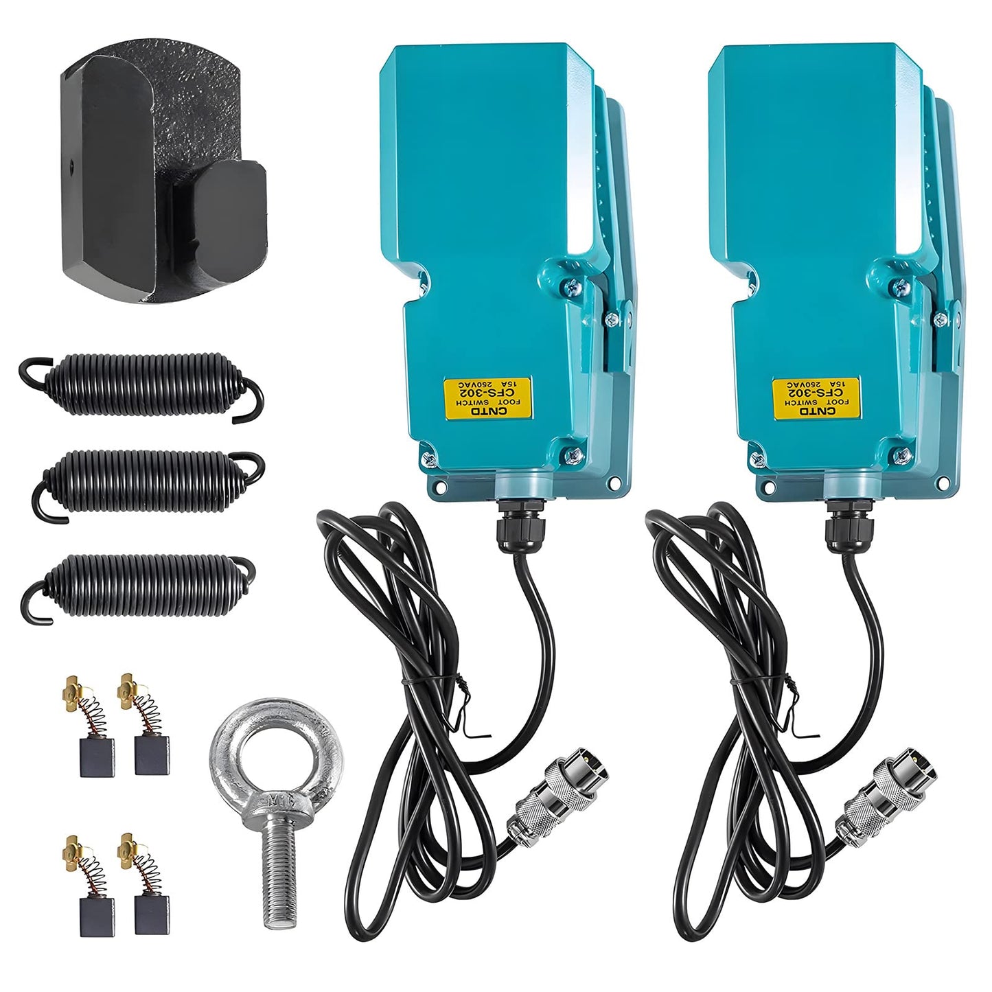 1600W Rebar Bender,19.6"l x 17.7"w x 31.1"h, Electric Rebar Bending Machine with Foot Pedal and Handle, 0°-180° Adjustable Bending Angle, 6-7 Seconds Fast Bending Speed