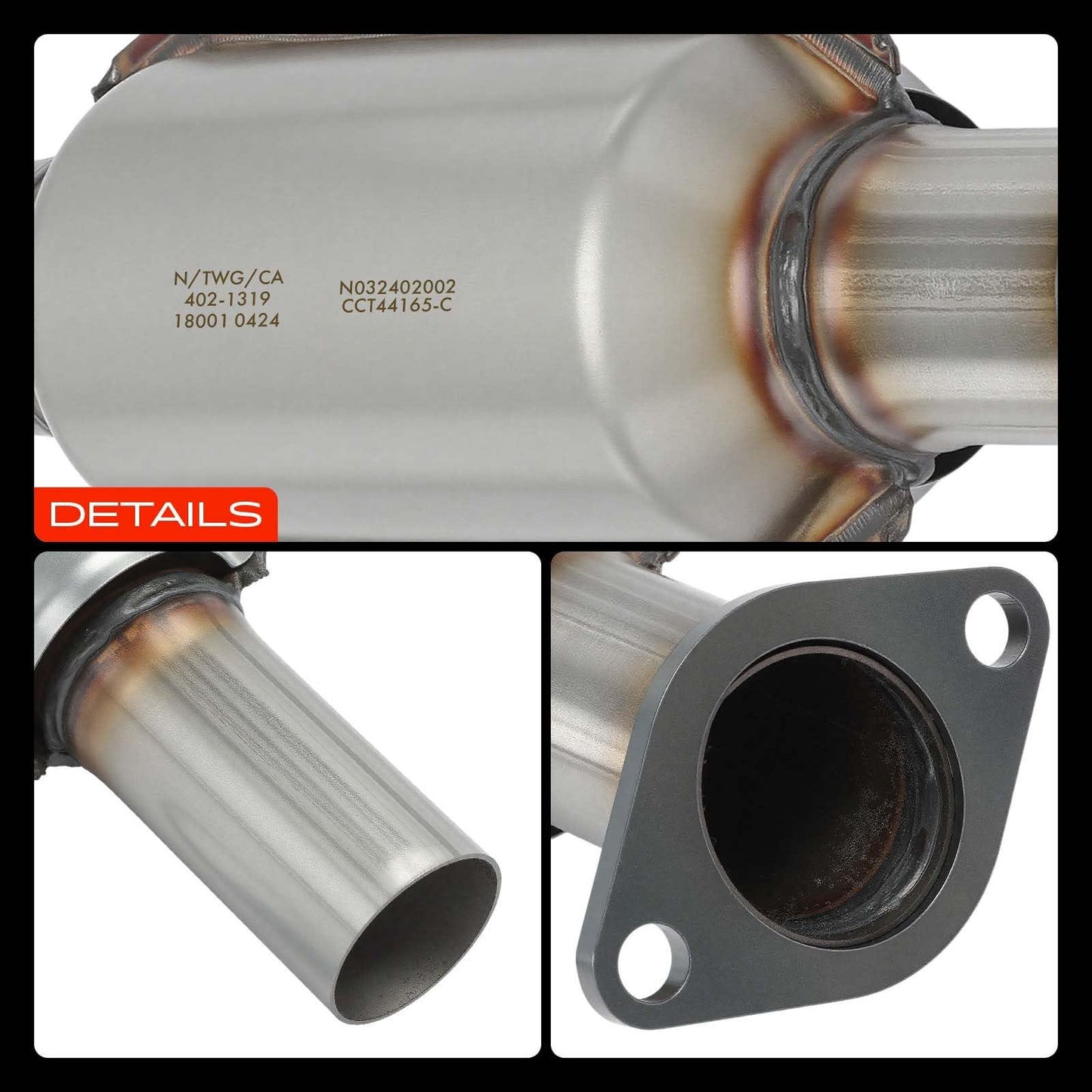 A-Premium Catalytic Converter with Gasket Kit Direct-Fit Compatible with Kia Sorento 2014-2020 2.4L & Hyundai Santa Fe Sport 2013-2018 2.4L, E.P.A. Compliant, Replace# EC41286