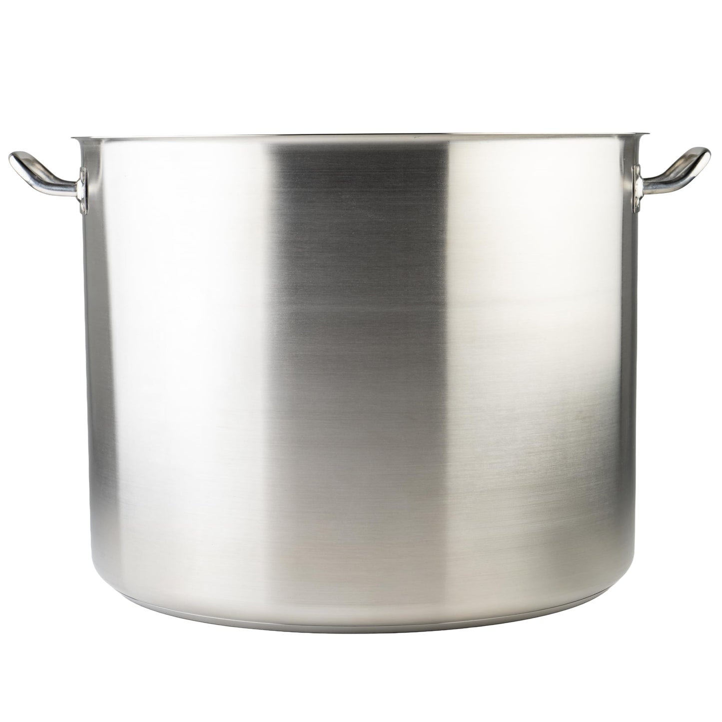 Winware Stainless Steel 80 Quart Stock Pot with Cover, Silver