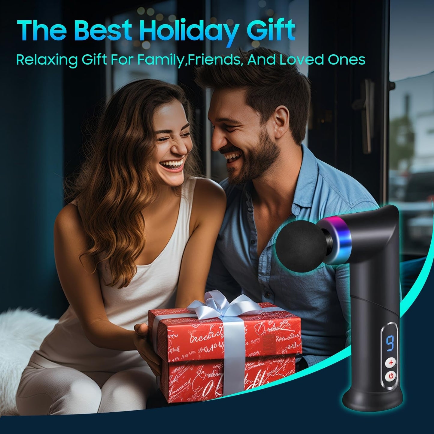 JOYSUWERUN Massage Gun – Mini Massage Gun for Portable Deep Tissue Massage – Quiet Massage Guns for Muscle Relaxation,