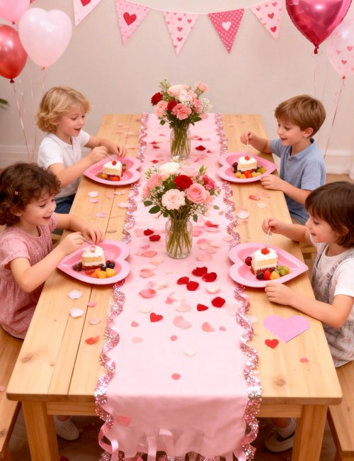 Diltik Pink Heart Shaped Party Plates and Napkins Set – 25PCS 9 Inch Disposable Paper Plates with 25PCS Heart Napkins for Birthday, Mother’s Day, Bridal Shower, Girls Party Decorations