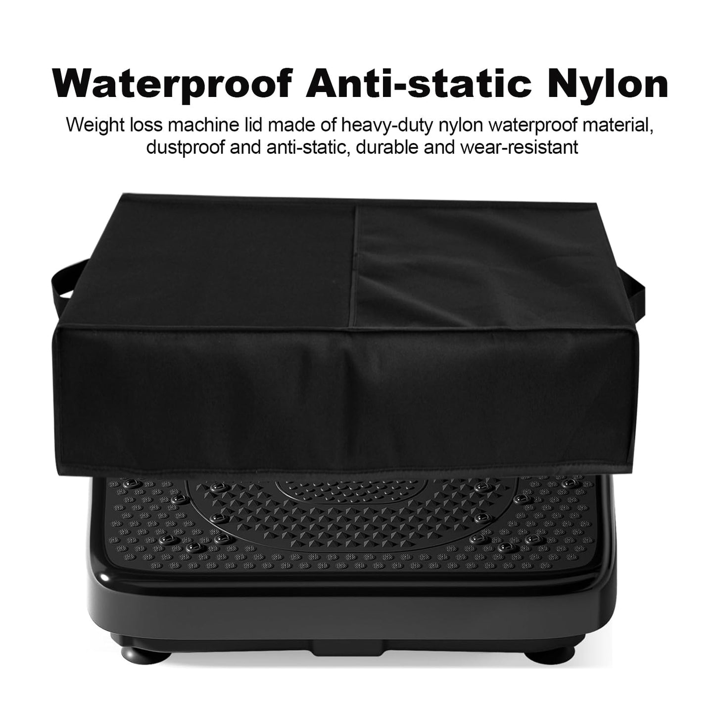Vibration Plate Dust Cover Lid Heavy Duty Waterproof Dustproof Nylon Protective Cover Case for AXV/for SoftGym Vibration Plate Weight Loss Machine Exercise Machine /Vibration Platform Machines