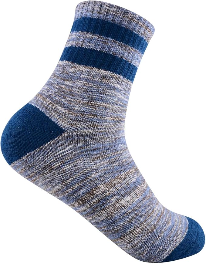 FEIDEER Women's Hiking Walking Socks, 4-Pack Outdoor Recreation Socks Wicking Cushion Crew Socks