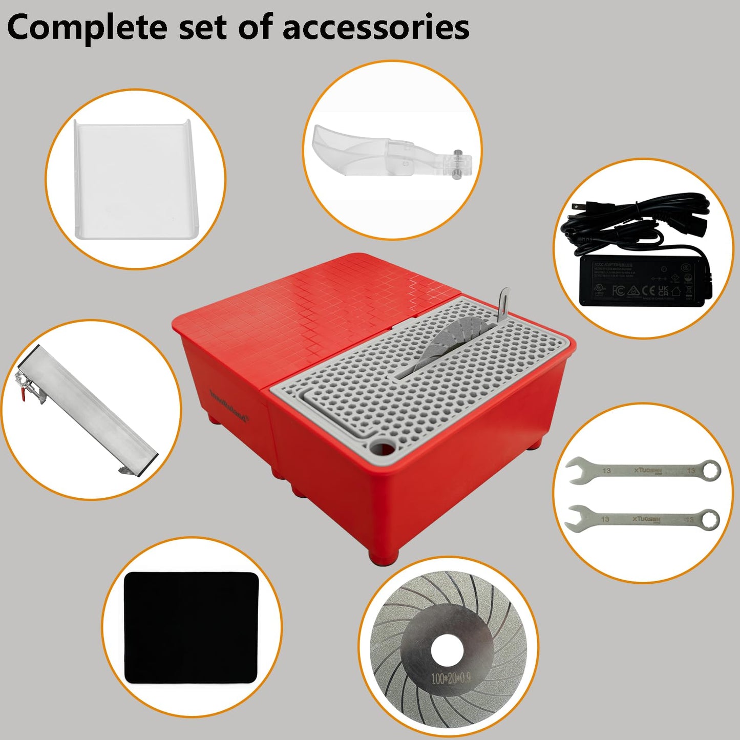 Electric Bottle Cutter, DIY Machine for Cutting Wine, Beer, Liquor, Whiskey, Alcohol, Champagne, Materials Cutter Trim Saw - Rock, Stone, Glass Cutting, Trimming, Sawing Machine