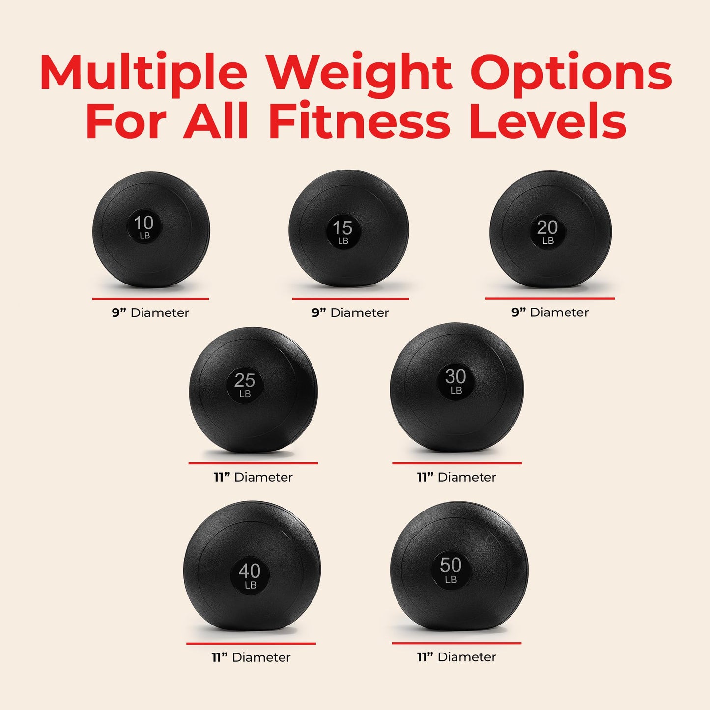 Sunny Health & Fitness Slam Ball 40LBS - SF-EB04-40