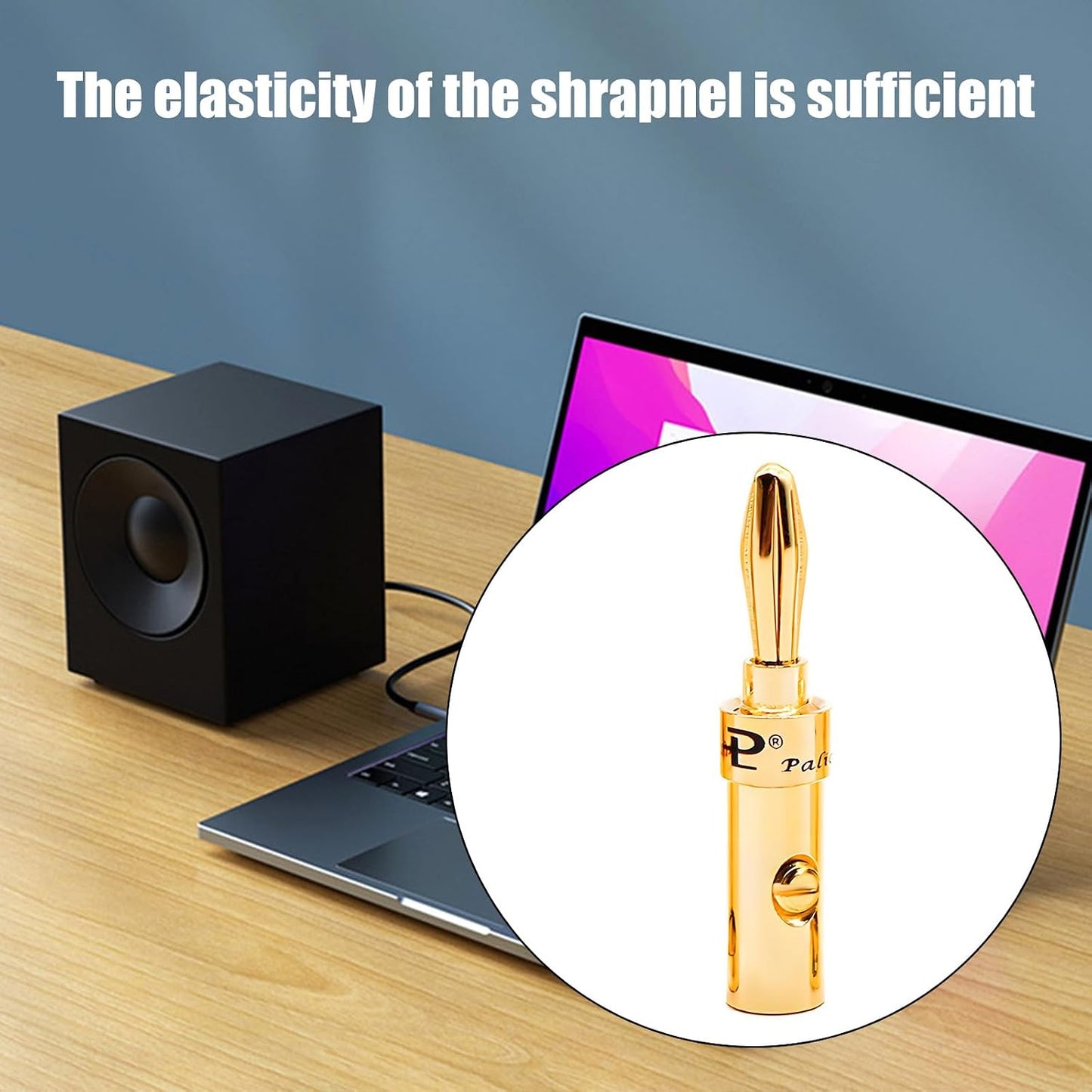 SHINLHUA Banana Plug Socket Wire Connector Socket Gold Plated Binding Plug Binding Post Accessories