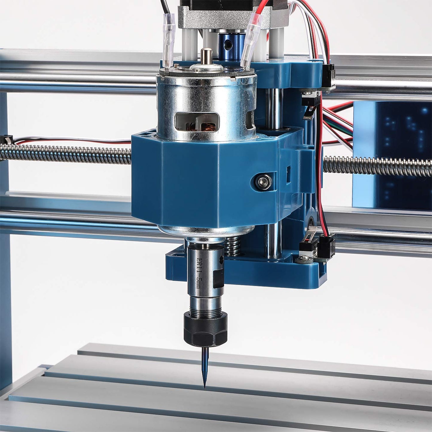 Genmitsu 3018-PROVer V2 CNC Milling Machine for Beginner + GS-775M 20000RPM 775 CNC Spindle Motor with 5mm ER11 Collet Set