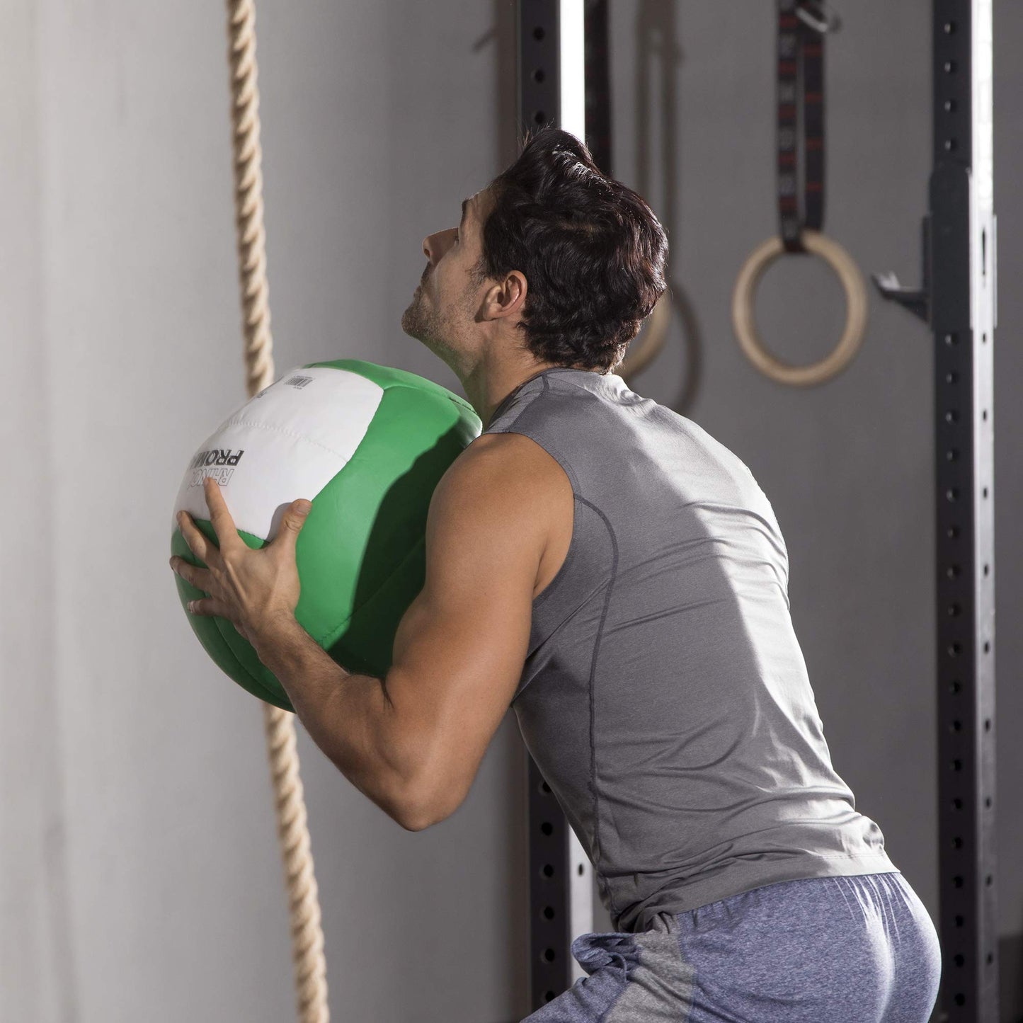 Champion Sports RPX30 Rhino Promax Slam Balls, 30 lb, Soft Shell with Non-Slip Grip, Medicine Wall Exercise Ball for Weightlifting, Plyometrics, Cross Training, & Home Gym Fitness