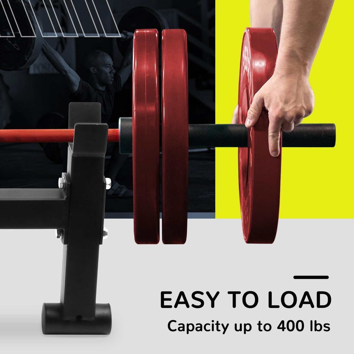 Deadlift Barbell Jack Stand，Anti-Slip Handle Deadlift Stand Home Gym Deadlift Exercises Heavy Duty Barbell Weight Changer Weight Training Equipment, 600lb Capacity(with Slip-Proof Glove)