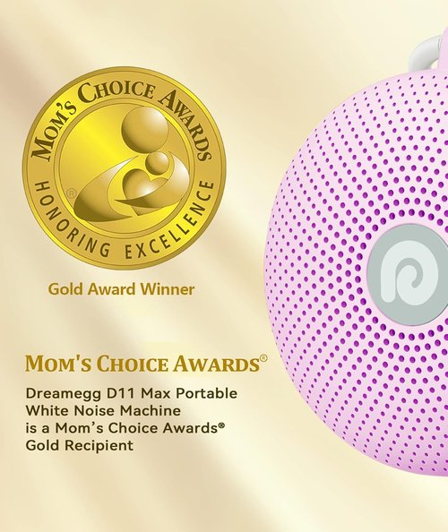Dreamegg Baby Sleep Soother - Portable White Noise Machine with 21 Soothing Sounds | Ideal for Home & Travel