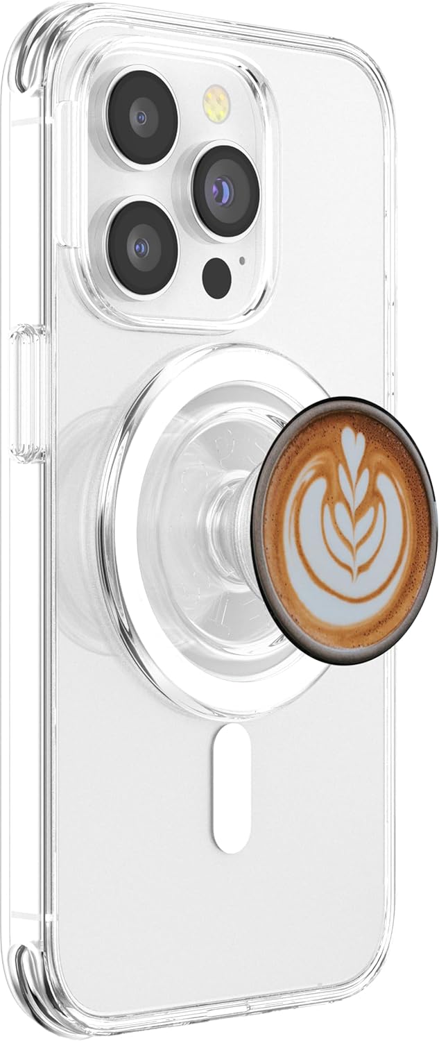 Caffeine Bean Drink Gifts 2.0 Coffee Espresso Theme Art PopSockets PopGrip for MagSafe