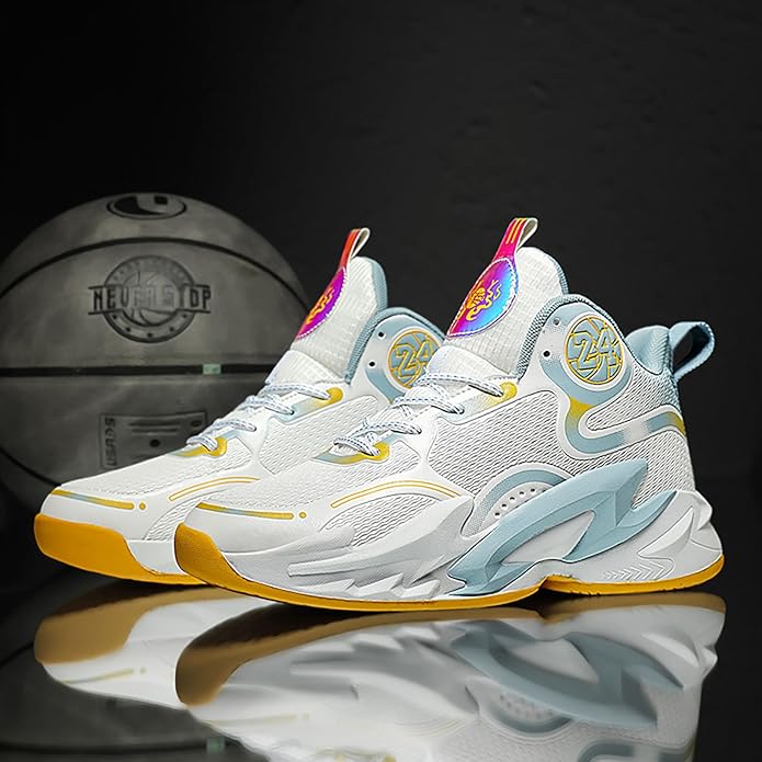 Boys Basketball Shoes Breathable Indoor Athletic Shoes Youth Outdoor Fashion Sneakers Comfortable Basketball Shoes for Girls
