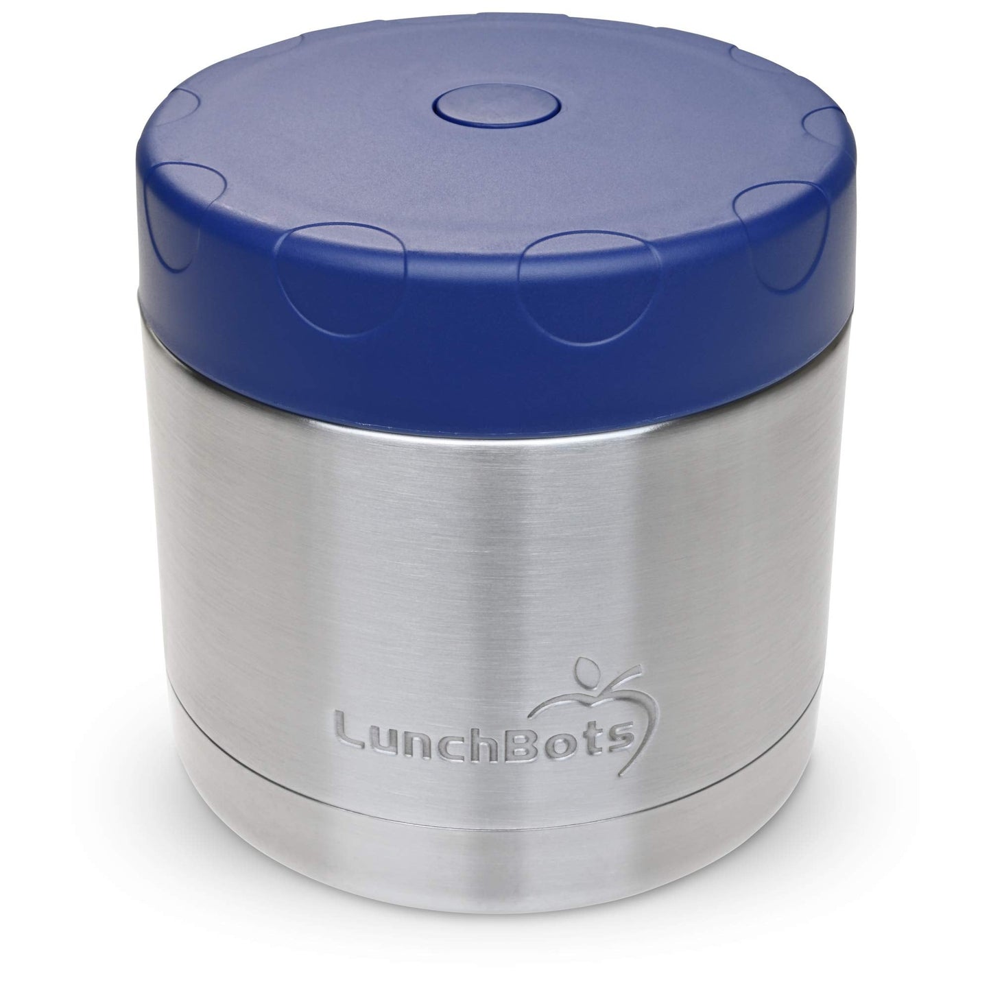 LunchBots 16oz thermos Stainless Steel Wide Mouth - Insulated thermos With Vented Lid - Keeps Food Hot or Cold for Hours - Leak-Proof Portable Thermal Food Jar is Ideal for Soup - 16 ounce - Navy