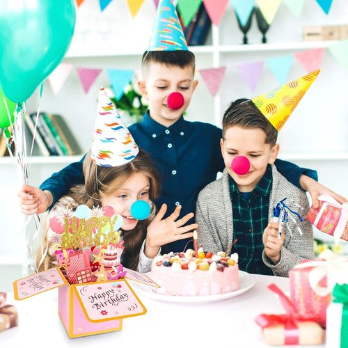 Happy Birthday Pop Up Card - Unique 3D Greeting Card for Men & Women | Perfect Gift for Mom, Dad & Friends