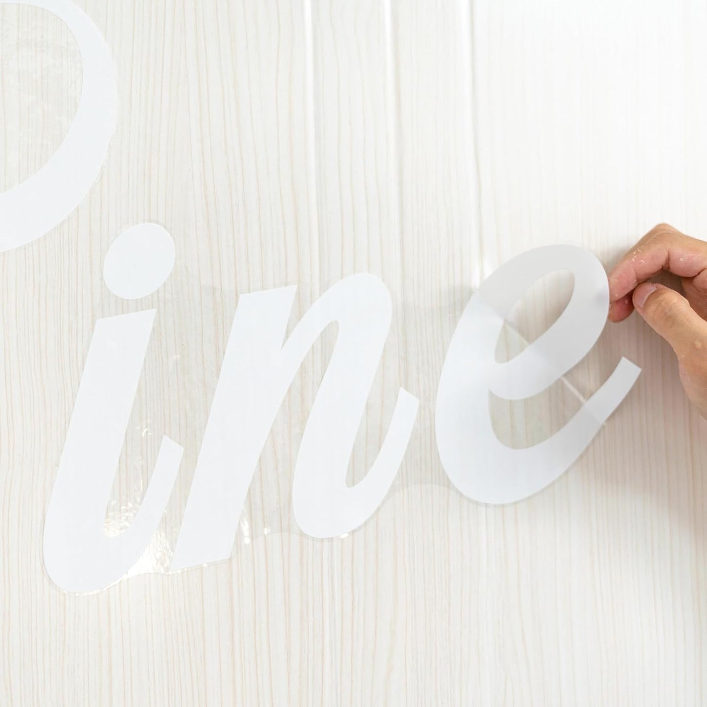 On Cloud Nine Baby Shower Decal Sign - Stylish Wall Sticker for Decor | White Acrylic Design