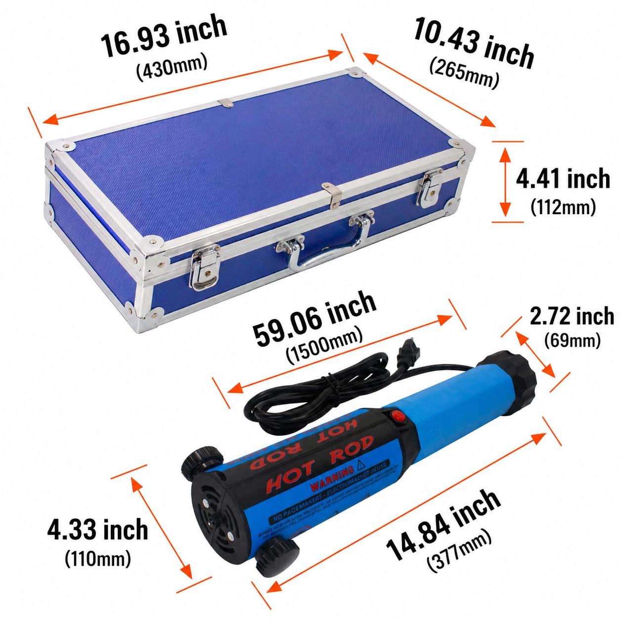 Solary Induction Heater Bolt Removal - 1200W 110V Hand Held Magnetic Induction Heater Tool with 12 Coils for Rusty Screw Removing