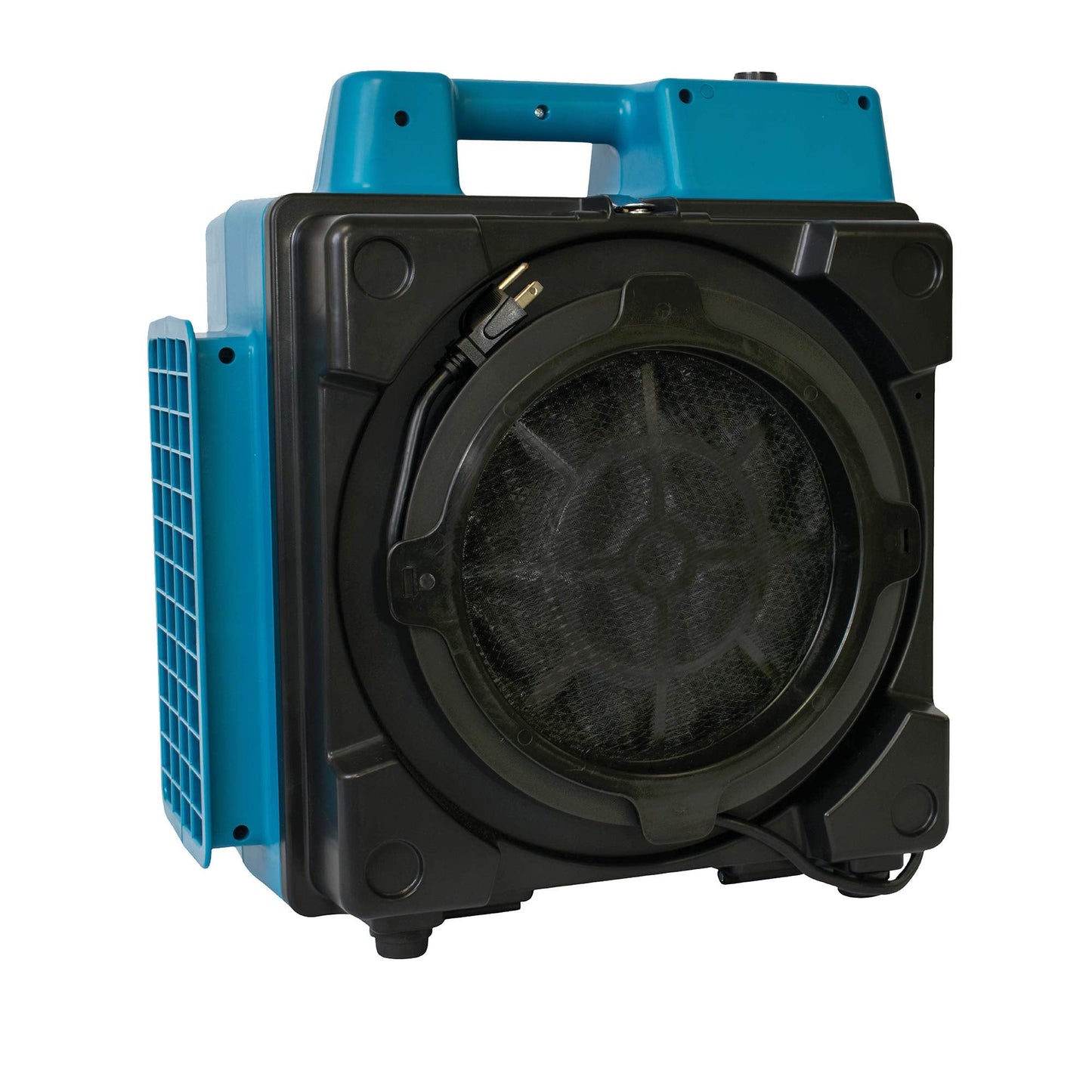 XPOWER X-2580 1/3HP 550 CFM Air Mover – Sealed Motor Low Profile Carpet Dryer – Air Blower Build-In GFCI Power Outlets & Hour Meter Dryer Floor Fan