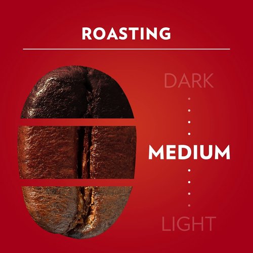 Lavazza Qualità Rossa Whole Bean Coffee - Medium Roast Arabica & Robusta Blend, 2.2 lb Bag