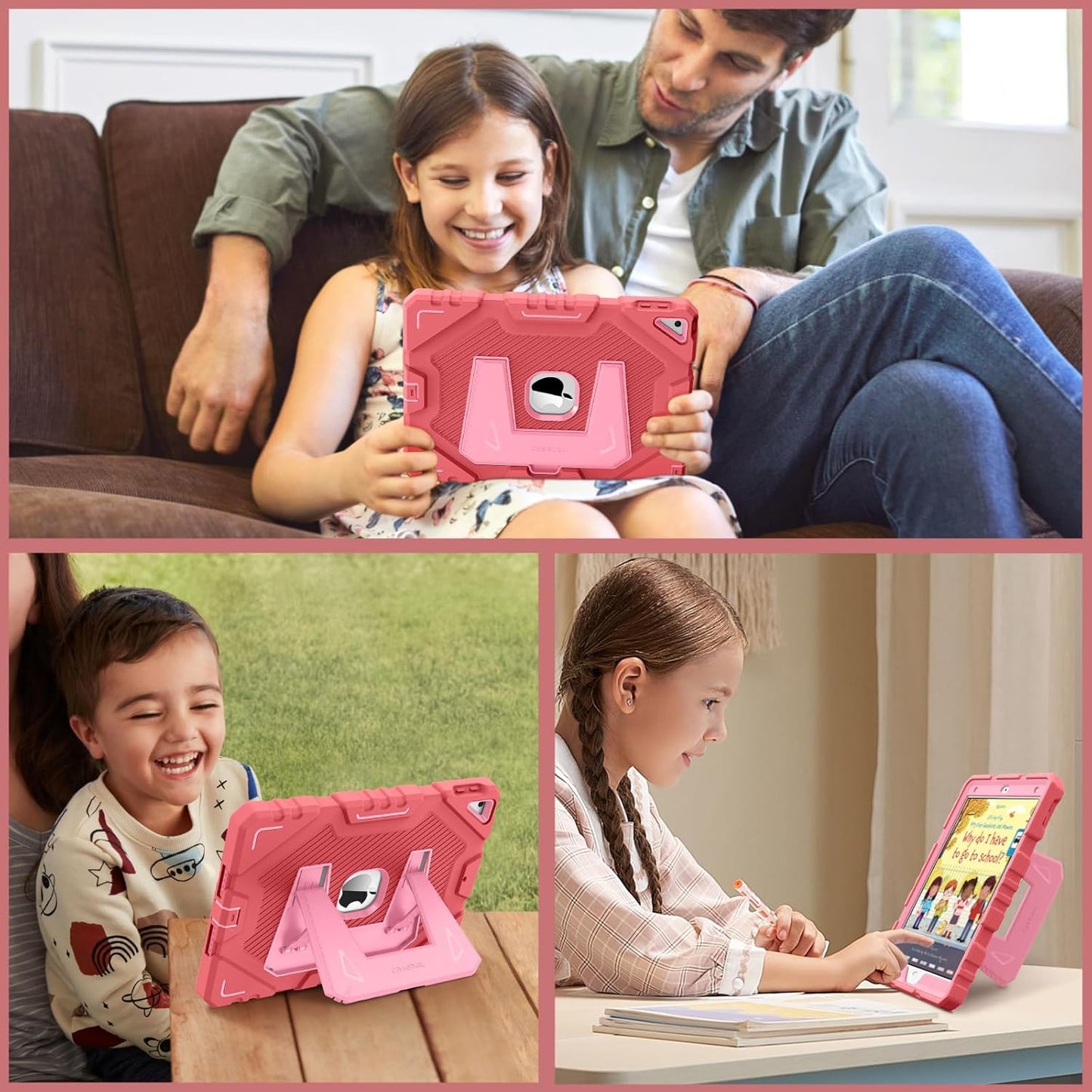 FINTIE 9th (2021) 8th (2020) 7th (2019) 10.2 Inch, Case for iPad Generation / Generation / Gen Fully-Body Rugged Heavy