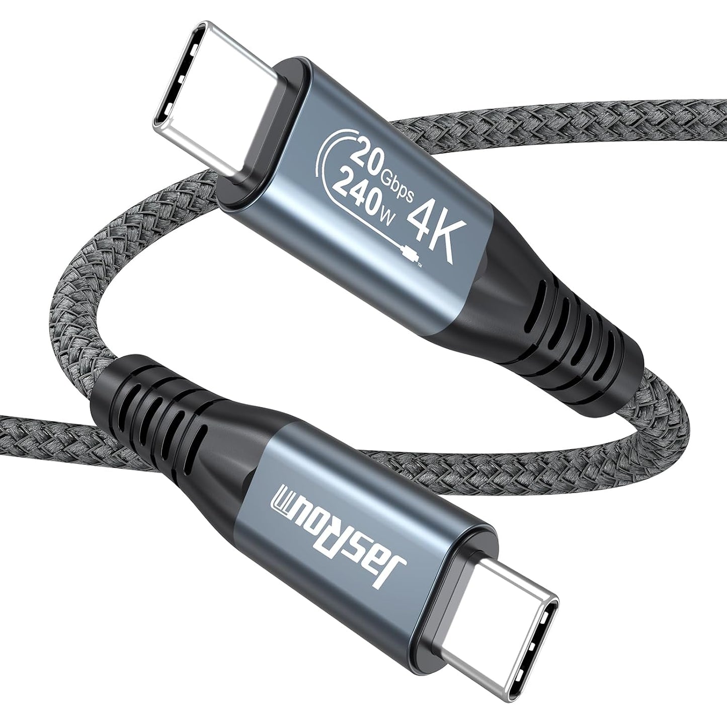 3ft, 3.2 2X2 20Gbps 240W 4K@60Hz PS5 USB C Data Cable USBC Gen with High Speed Data Transfer & Charging & USB-C to Type