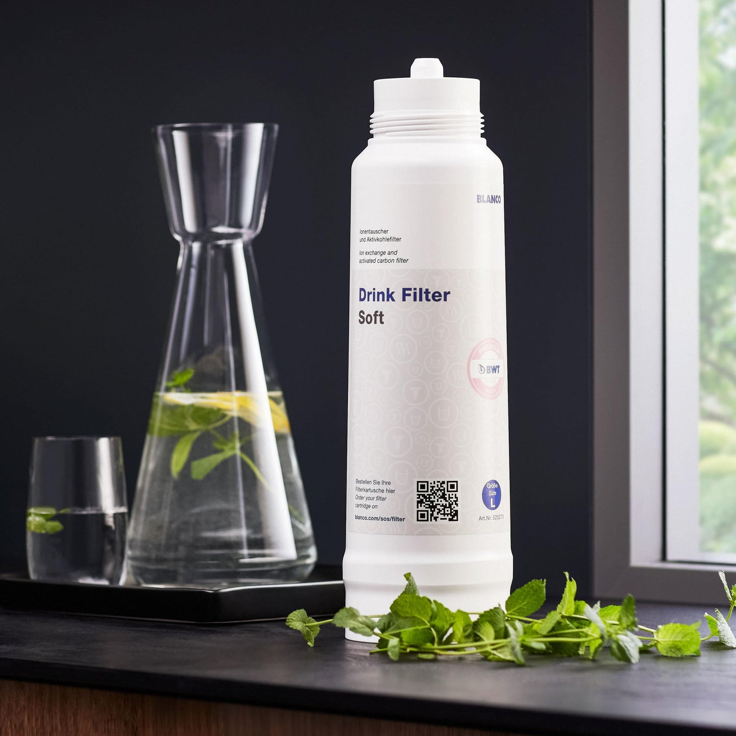 BLANCO 443274 Under Sink Water Filtration System - Soft L Filter