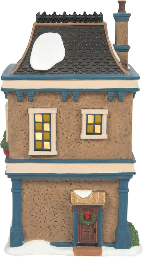 Department 56 Dickens Village - T.L. Buckingham Doll Shop Lit Building | 7.24 Inch, Multicolor