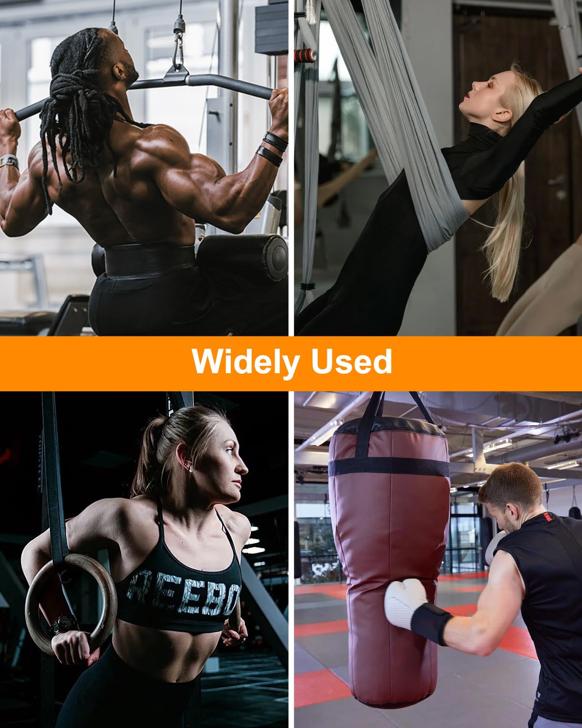 Upgrade Power Rack Attachments with Convex stainless steel gaskets, Versatile O-Ring Attachment Fit for 1-3 inch Squat Frames and Strength Frames, Heavy Duty Band Pegs for Resistance Band, 2 Pcs