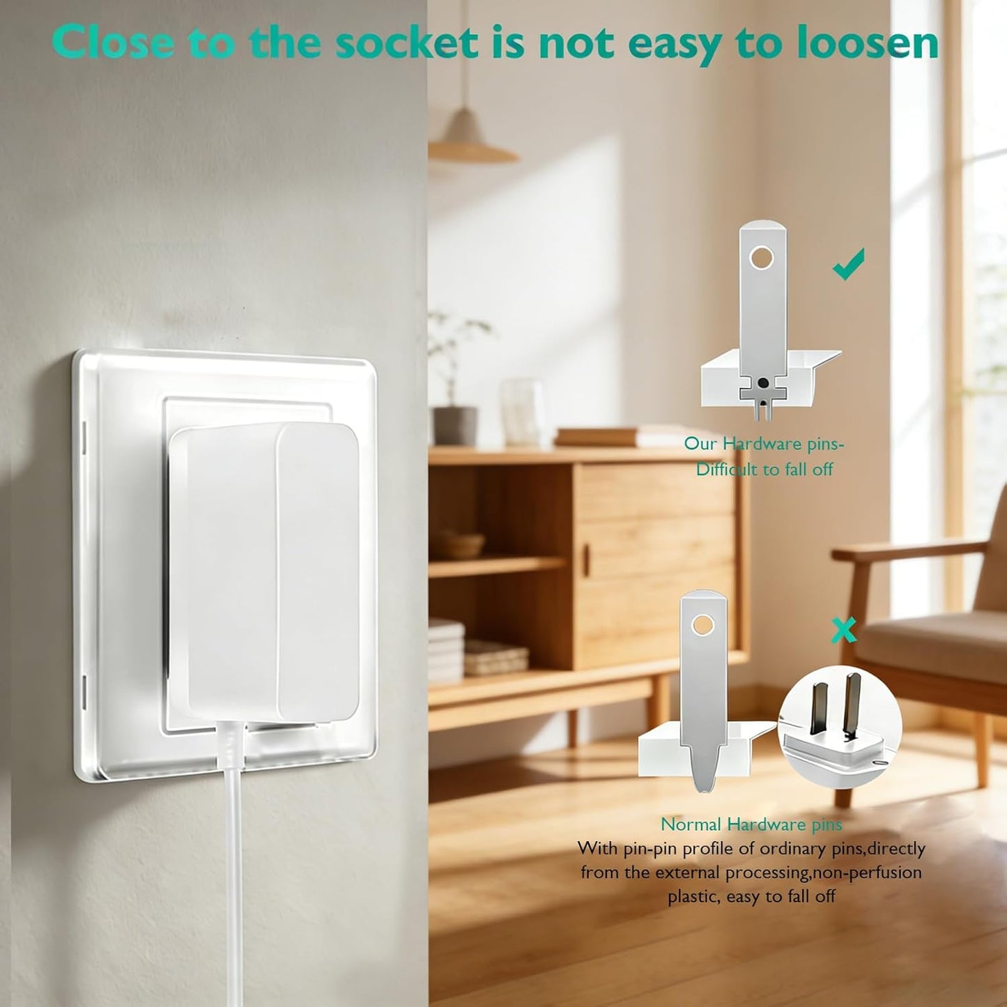 Lnauy HDS2 HDS2 Power Adapter for Babysense Video Baby Monitor Compatible with Babysense Monitor Charger(Only