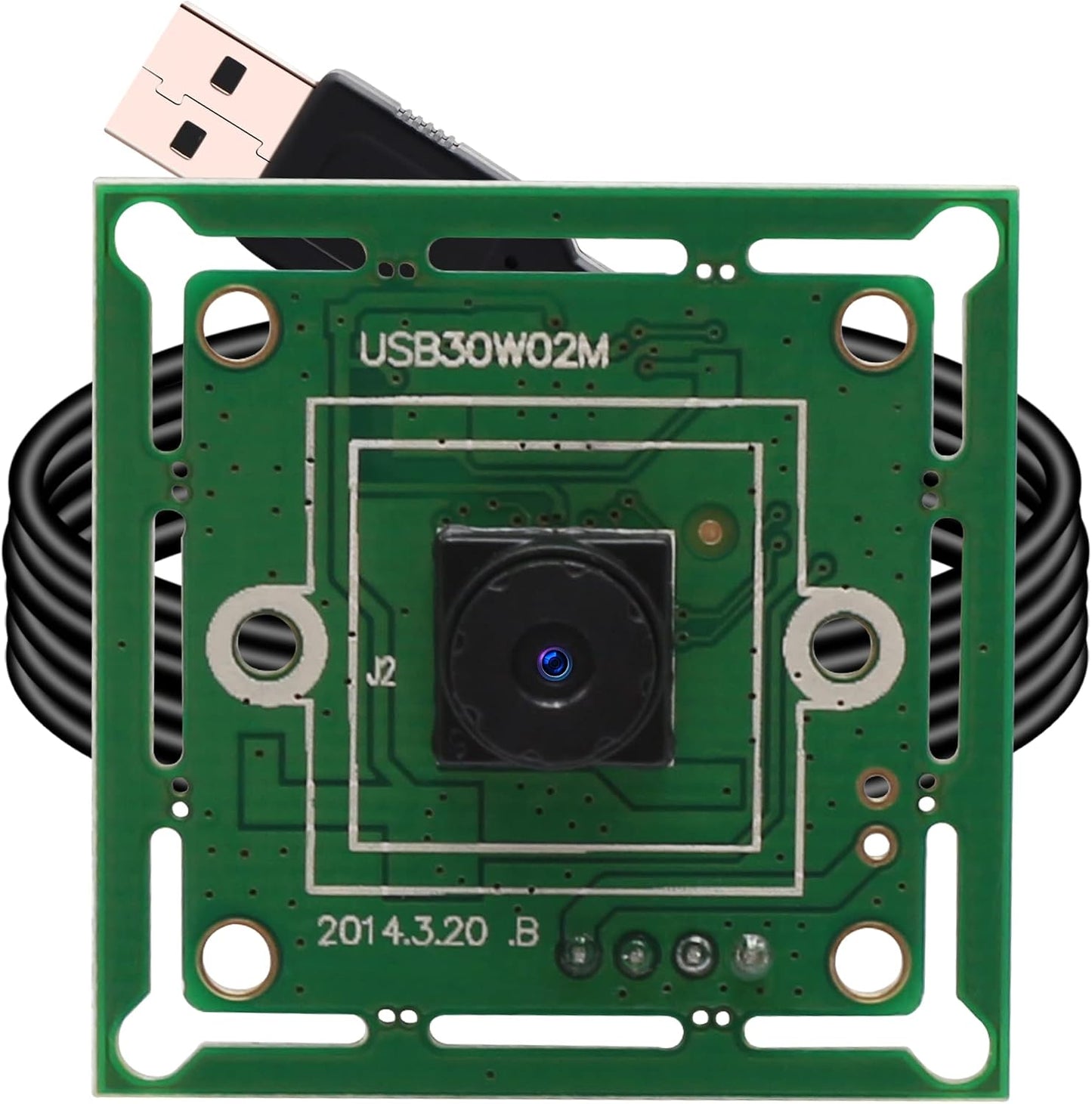 ELP 45degree 480P 60fps USB2.0 OV7725 VGA Super Mini USB Camera Module with Lens UVC Video Webcam Board Embedded