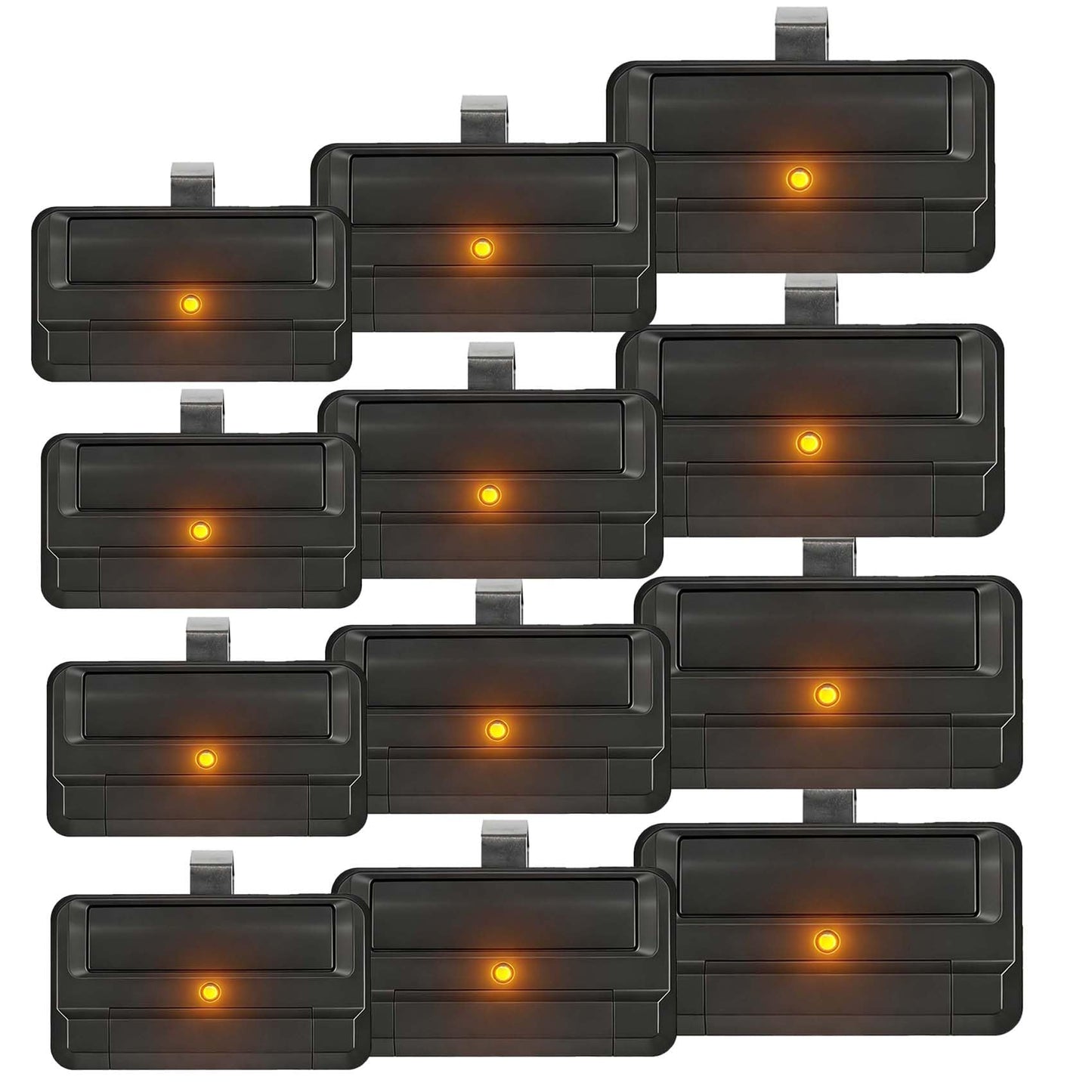 811LMX Gate Remote for liftmaster, 12-Code Switch Replaces 811LM, 811LMX Gate Opener Remote Compatible with 850LM/ 860LM Receivers, Using Security+ 2.0 Technology, 390 MHz and 315 MHz,12Pack
