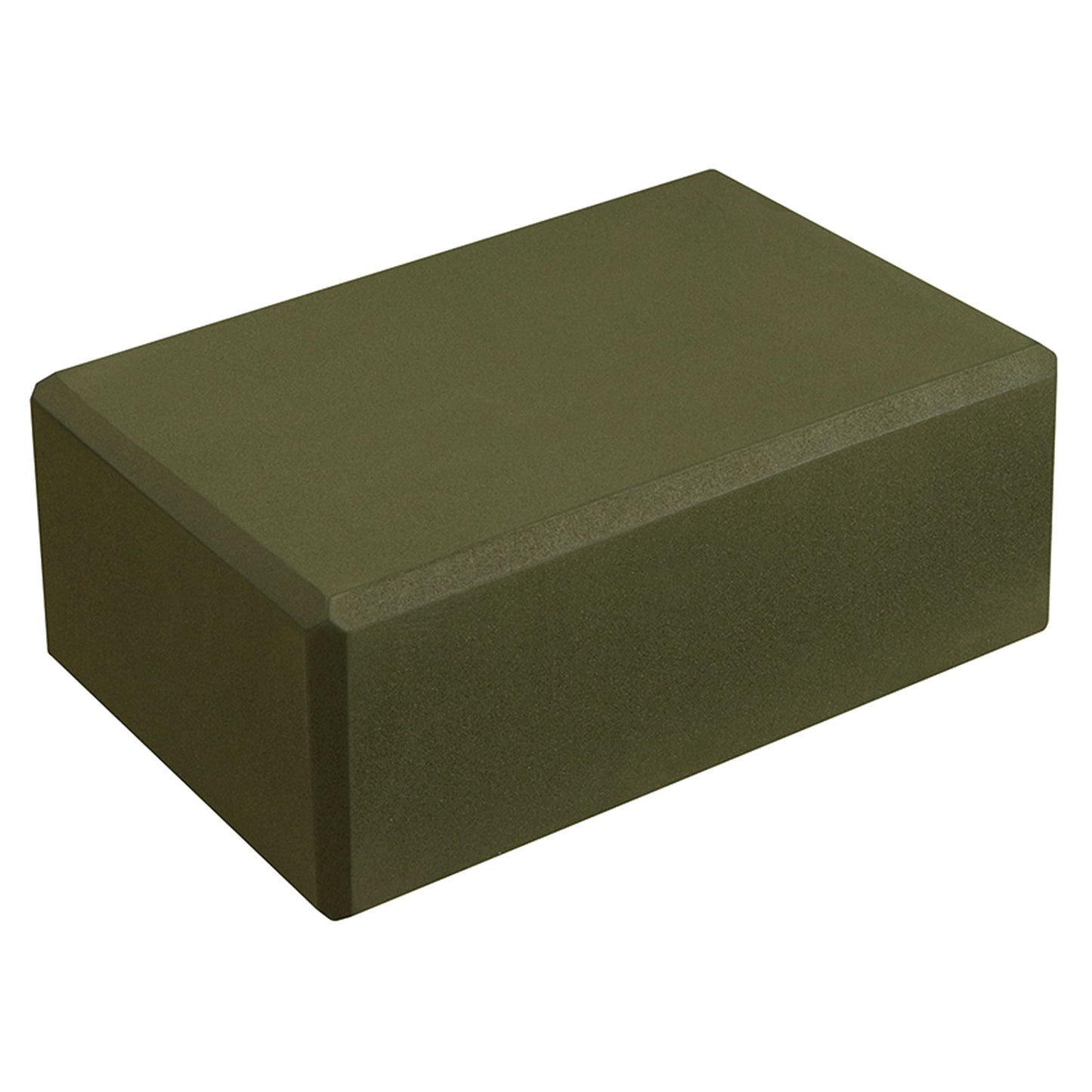 Sunshine Yoga 4" Yoga Block, 6 Pack Bulk EVA Foam Yoga Blocks, Firm and Supportive Yoga Brick, Balance Foam for Stretching, Pilates, and Workout, 4" x 6" x 9", Olive