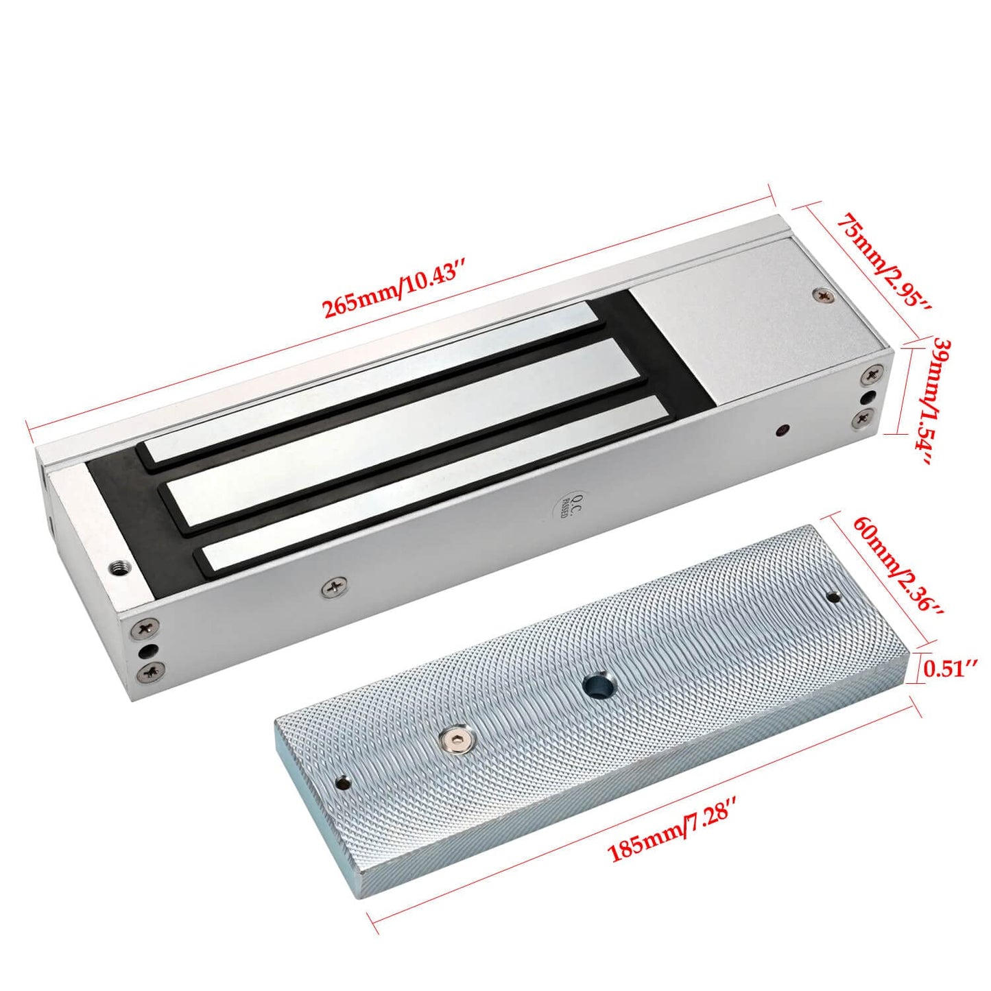 Door Access Control System Kit - Fingerprint, RFID Card, and Password Entry, 1200LB Magnetic Lock, Infrared Wireless Switch, Waterproof Door Access Controller with LCD Screen Display