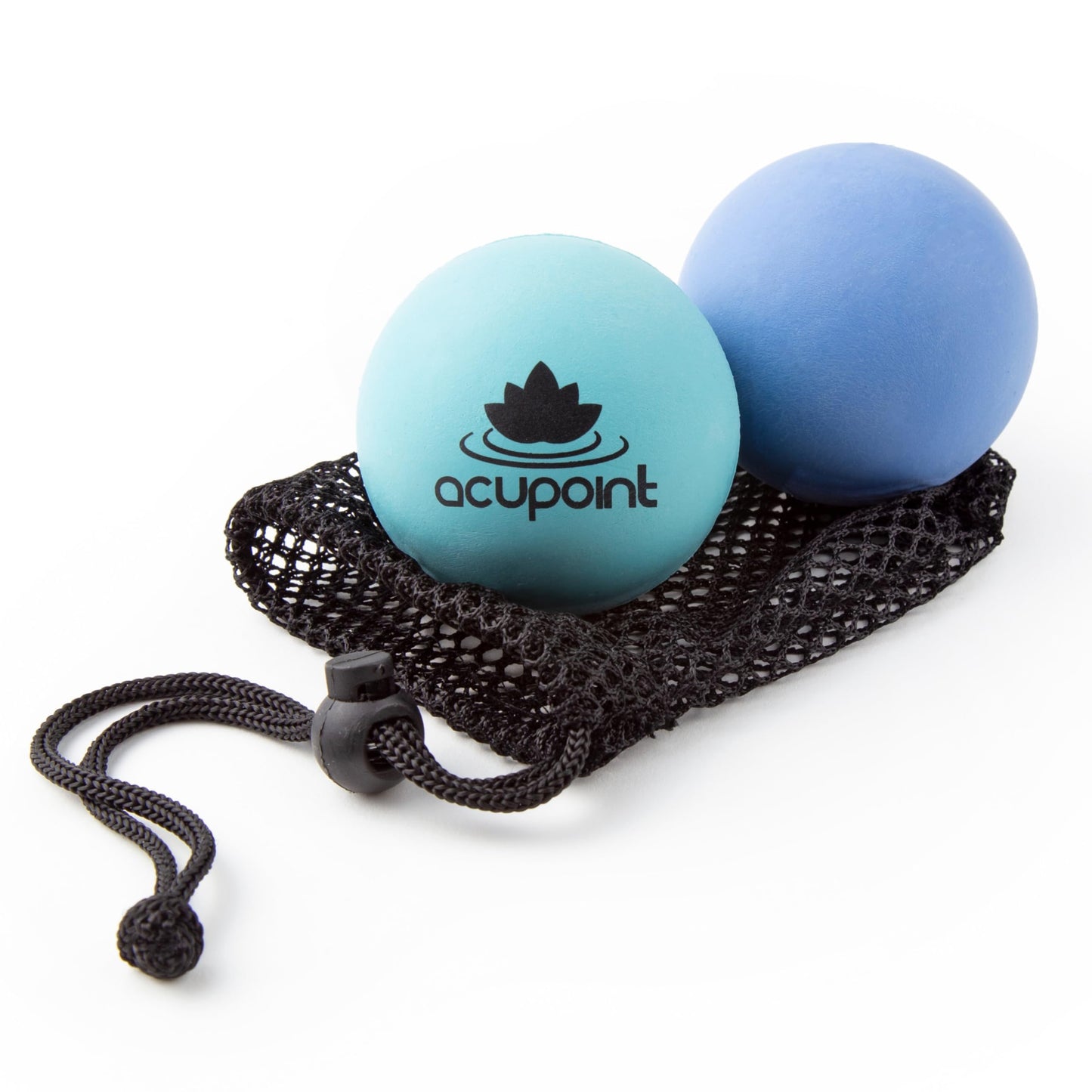 Acupoint Massage Therapy Ball Set of 2 - Myofascial Release, Trigger Point & Deep Tissue - Lacrosse Ball for Back, Neck, Foot and Plantar Fasciitis Relief