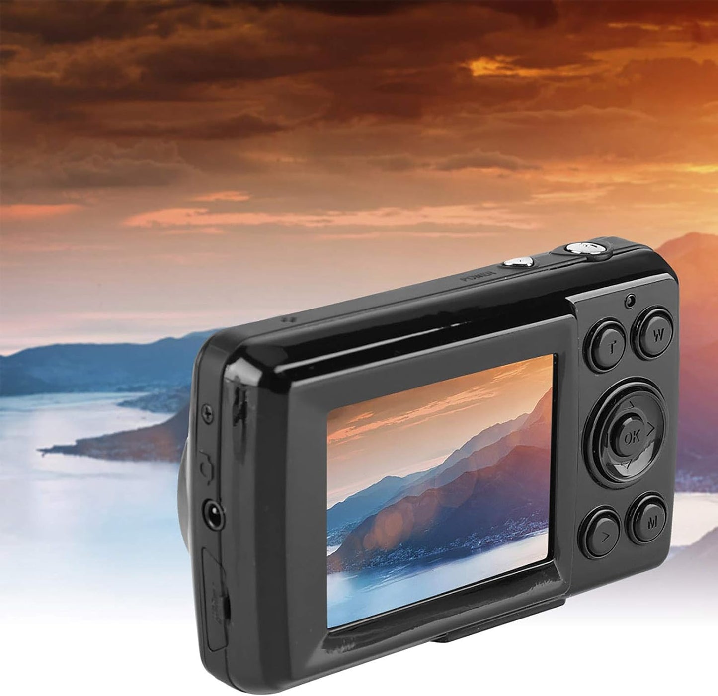 Cocoarm 720p 16mp 2.4 Inches Mini Digital Camera, with LCD Screen, Black, for Boys Girls Teens
