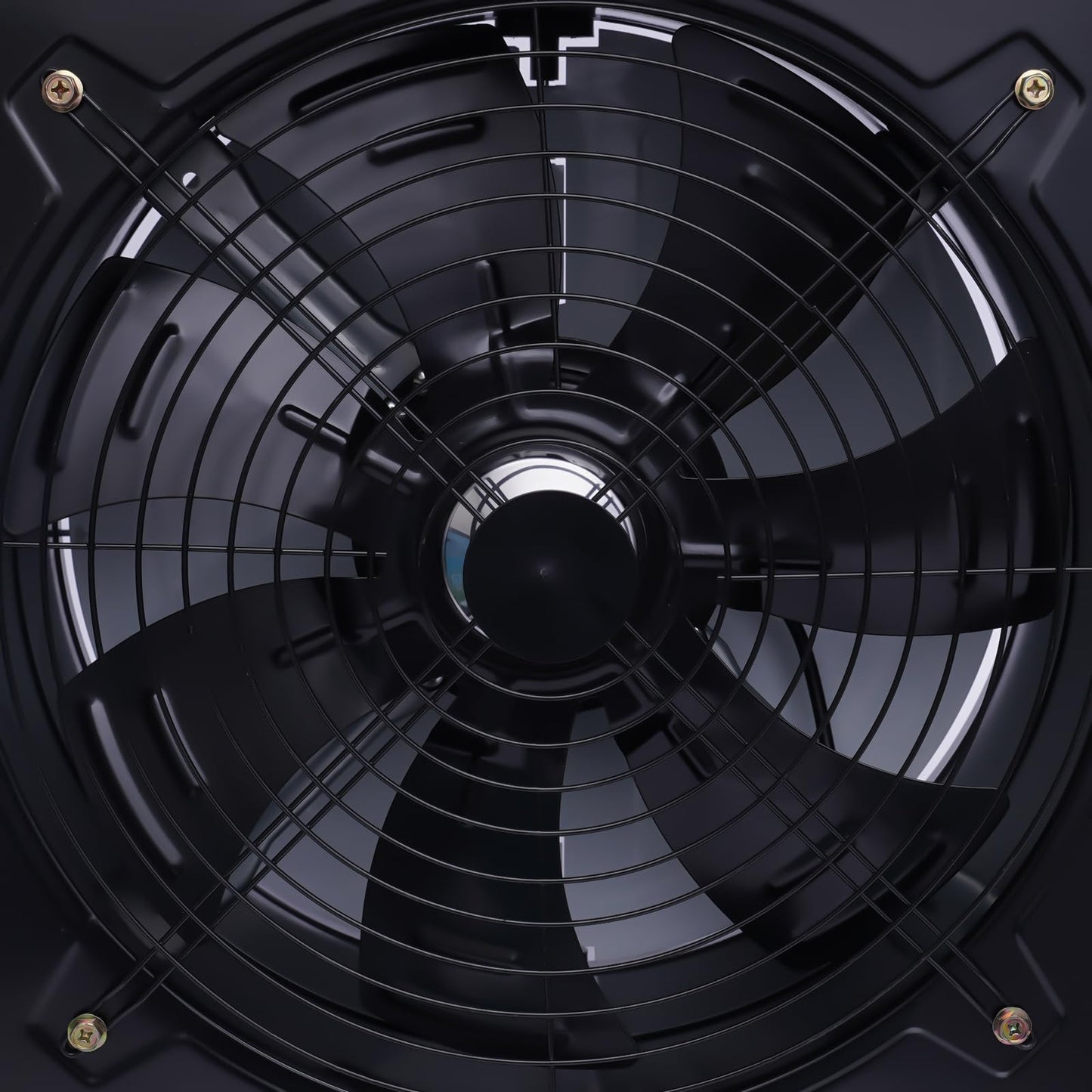 Wall Mounted Explosion Proof Fan, Industrial Axial Exhaust Fan with 750W 2800 Rpm Backdraft Damper & Thickened Protective Mesh Noise Free Square Kitchen Extractor Fan for Workshop Warehouse Apartment