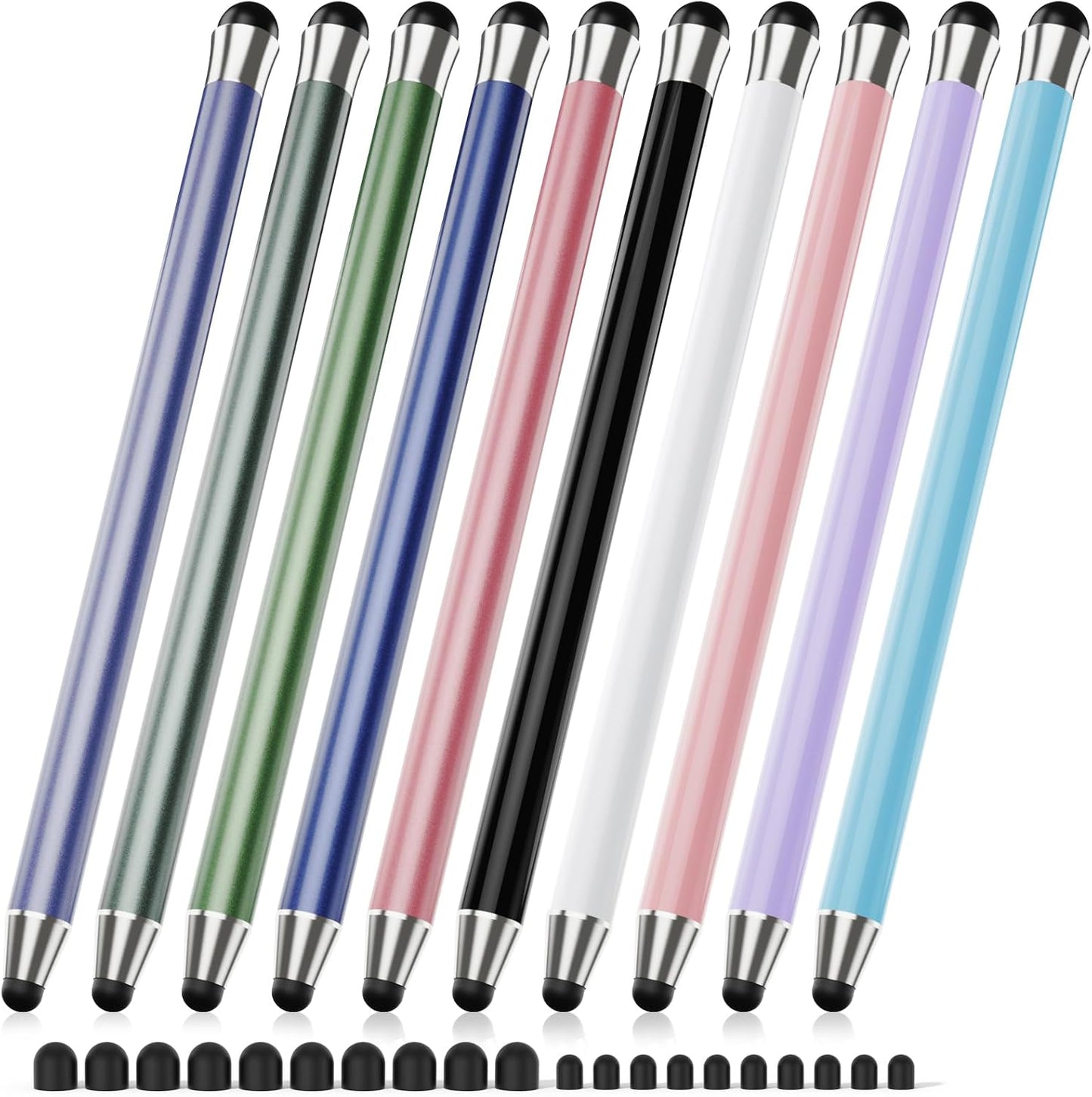 maylofi 10Pcs, 2-in-1 Stylus Pen for Touchscreen High Sensitivity & Precision Stylists pens, Stylus Pen