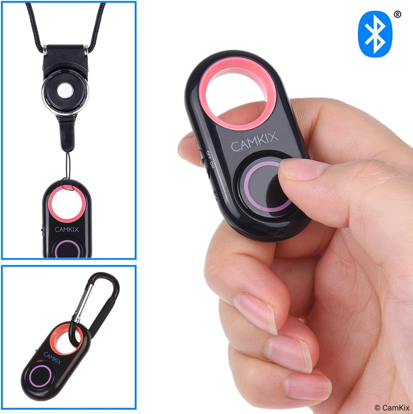 CamKix Camera Shutter Remote Control with Bluetooth Wireless Technology - Works Flawlessly with iPhone/iPad and Android