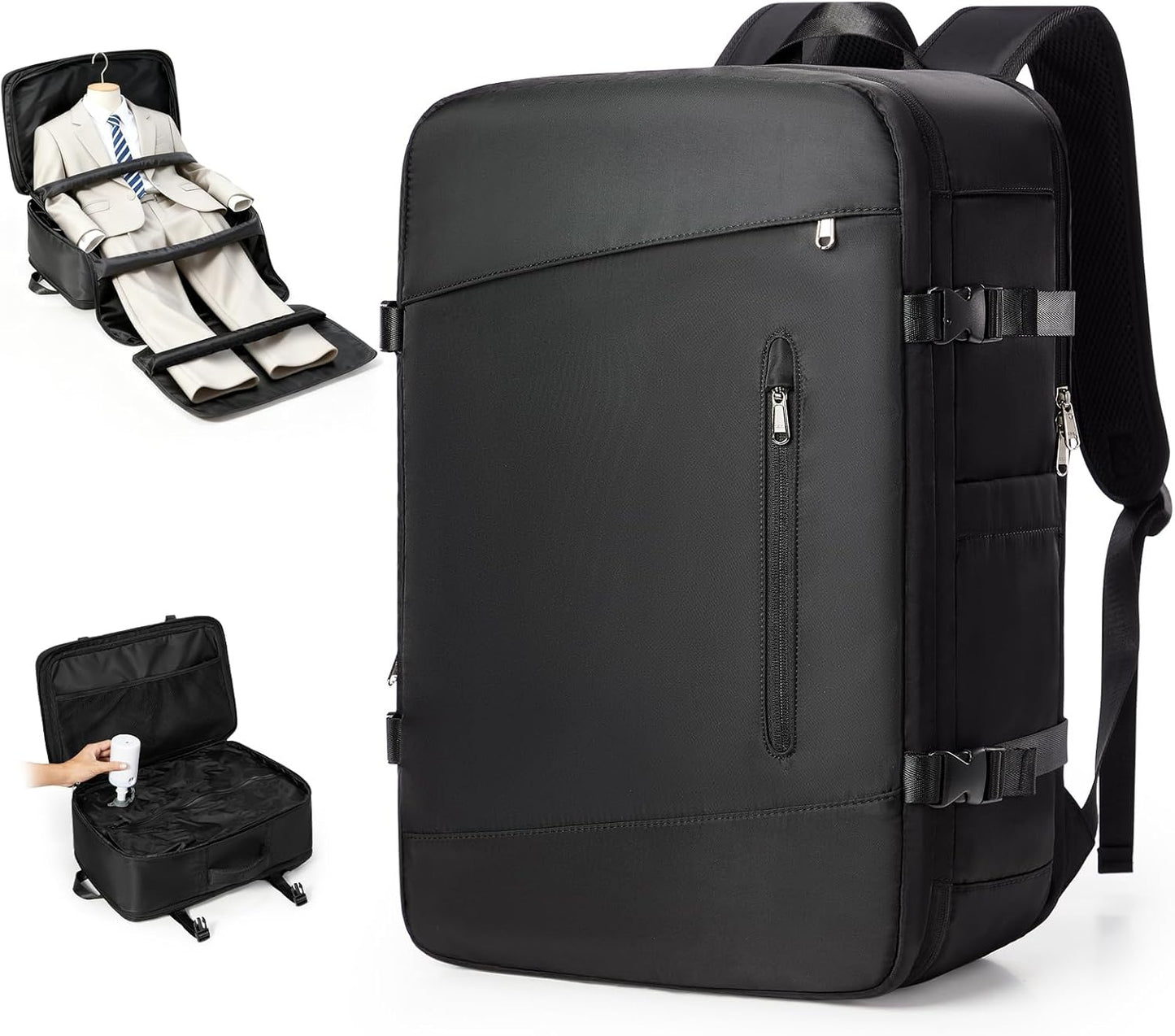 VGCUB Backpack Vacpack Daypack Vacuum Travel with Suit Bag and Air Pump Compression Carry on Flight Approved Laptop